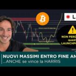 BITCOIN: NUOVI MASSIMI ENTRO IL 2024 ANCHE SE VINCE LA HARRIS  NON PERDERTI QUESTI LAUNCHPOOL!!