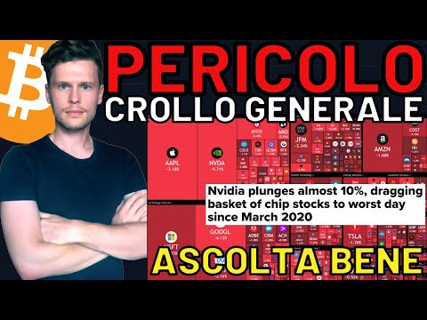 🚨 CROLLO MERCATO AZIONARIO?! ASCOLTA BENE 🚨 MORNING w/CRYPTO: BITCOIN / ALTCOINS [time sensitive]