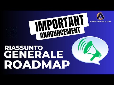 IMPORTANTE !  Riassunto Generale e “ROADMAP”