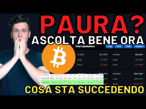 🚨 PAURA E SANGUE?! ASCOLTA BENE 🚨 MORNING w/CRYPTO: BITCOIN / ALTCOINS [time sensitive]