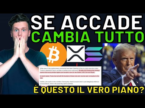 🚨 NESSUNO SE LO ASPETTA?! IL PIANO SEGRETO! 🚨 MORNING w/CRYPTO: BITCOIN / ALTCOINS [time sensitive]