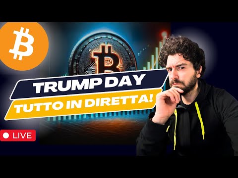 LIVE: CRYPTO ALERT! Tutte le NEWS durante il TRUMP DAY! Analisi e andamento di Bitcoin