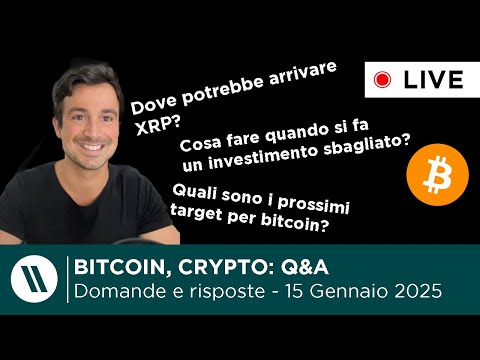 BITCOIN, CRYPTO: DOMANDE e RISPOSTE – XRP pump, previsioni altcoin, prossimi target bitcoin