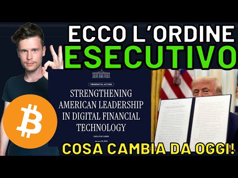 🚨 L’ORDINE ESECUTIVO CAMBIA TUTTO?!! 🚨 MORNING w/CRYPTO: BITCOIN / ALTCOINS [time sensitive]