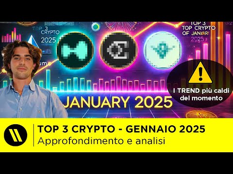 TOP 3 CRYPTO per GENNAIO 2025