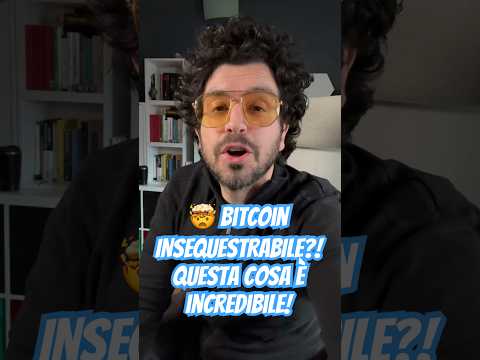 🤯 Bitcoin INSEQUESTRABILE?! Questa cosa è incredibile! #bitcoin #crypto #tasse