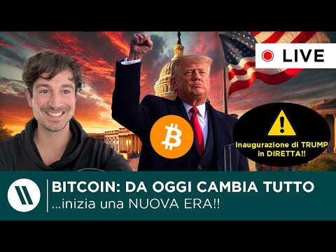 BITCOIN, CRYPTO: NEWS e ANALISI DI MERCATO  DA OGGI INIZIA UNA NUOVA ERA: INAUGURAZIONE TRUMP