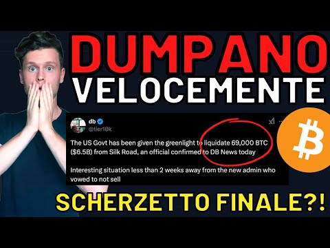 🚨 ALLARME USA: DUMPERANNO TUTTO?! 🚨 MORNING w/CRYPTO: BITCOIN / ALTCOINS [time sensitive]