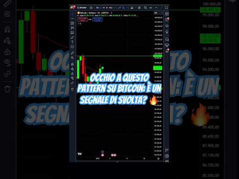 👀 Occhio a questo pattern su BITCOIN: È un segnale di svolta? 🔥