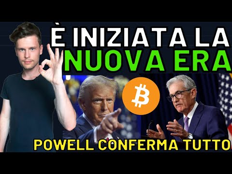 🚨 INCREDIBILE POWELL: INIZIA UNA NUOVA ERA 🚨 MORNING w/CRYPTO: BITCOIN / ALTCOINS [time sensitive]