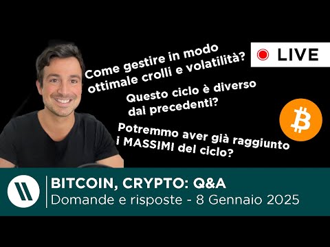 BITCOIN, CRYPTO: DOMANDE e RISPOSTE – Crolli mercato e volatilità: istruzioni per l’uso, altcoin