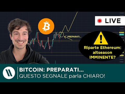 BITCOIN, CRYPTO: NEWS e ANALISI DI MERCATO  L’ULTIMA VOLTA CHE SI È VISTO QUESTO È PARTITO TUTTO!