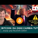 BITCOIN, CRYPTO: DA OGGI INIZIA UNA NUOVA ERA  INAUGURAZIONE TRUMP: ECCO COS’HA DETTO!