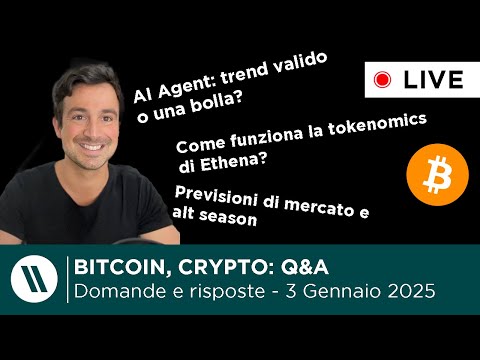 BITCOIN, CRYPTO: DOMANDE e RISPOSTE – AI Agents, DeSci, Trend 2025, Previsioni altseason