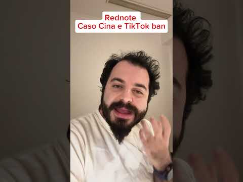 Il Caso Rednote sta spopolando! 🚀 Con il ban di TikTok negli Stati Uniti #rednote #bantiktok