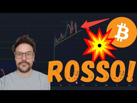 ROSSO ROSSO! ATTENZIONE A QUESTO LIVELLO PER BITCOIN! SOLANA COTTA!