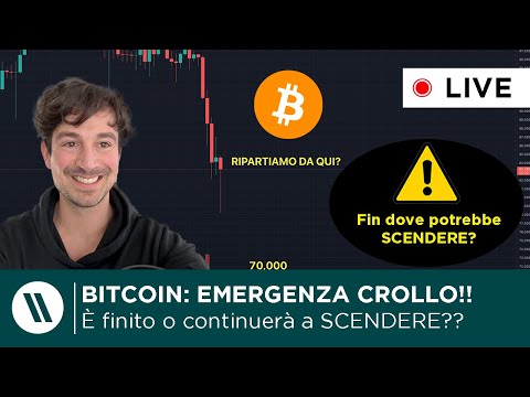 BITCOIN, CRYPTO: NEWS e ANALISI DI MERCATO  EMERGENZA CROLLO: SI PUÒ RIPARTIRE DA QUI O ANCORA GIU?