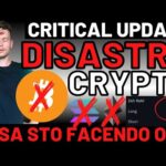 🚨❌ DISASTRO NOTTURNO: COSA FACCIO ORA ❌🚨 MORNING w/CRYPTO: BITCOIN / ALTCOINS [time sensitive]