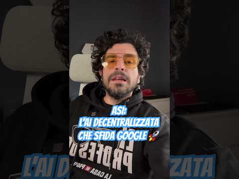 ASI: L’AI decentralizzata Che Sfida Google #crypto #AI #altcoin