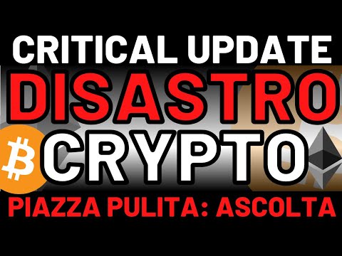 🚨❌ DISASTRO NOTTURNO: PULIZIA TOTALE ❌🚨 MORNING w/CRYPTO: BITCOIN / ALTCOINS [time sensitive]