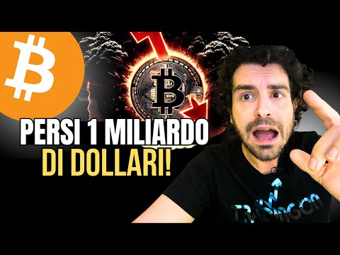 1 Miliardo di Dollari Persi dagli ETF di Bitcoin in Solo 2 Settimane