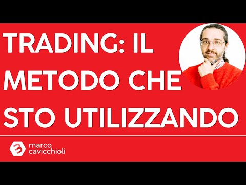 Trading: il metodo che sto utilizzando