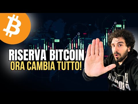 🚨 BITCOIN RISERVA STRATEGICA: La BOMBA che CAMBIERÀ il Mercato Crypto!