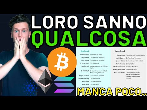 🚨 SANNO QUALCOSA CHE NON SAPPIAMO 🚨 MORNING w/CRYPTO: BITCOIN / ALTCOINS [time sensitive]