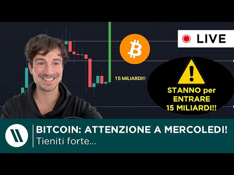 BITCOIN, CRYPTO: NEWS e ANALISI DI MERCATO  STANNO PER ENTRARE 15 MILIARDI!!