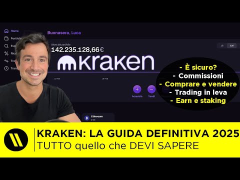 KRAKEN: LA GUIDA DEFINITIVA 2025  Recensioni Exchange Crypto, Comprare, Vendere, Trading, Earn, PRO