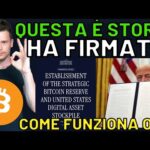 🚨 ASSURDO HA FIRMATO! COSA CAMBIA DA OGGI RISERVA STRATEGICA 🚨 MORNING w/CRYPTO: BITCOIN / ALTCOINS