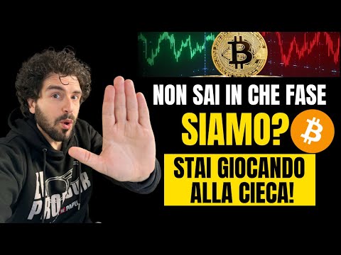 BITCOIN: se non sai in che fase siamo, stai GIOCANDO alla CIECA!