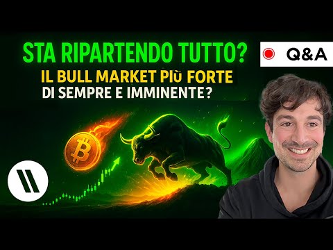 BITCOIN, CRYPTO: STA RIPARTENDO TUTTO? IL BULL MARKET PIÙ FORTE DI SEMPRE è IMMINENTE?