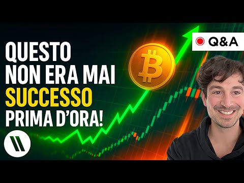 BITCOIN, CRYPTO: QUESTO NON ERA MAI SUCCESSO PRIMA D’ORA!