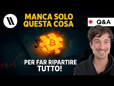 BITCOIN, CRYPTO: MANCA SOLO QUESTA COSA per FAR RIPARTIRE TUTTO!  LA ALTSEASON CI SARÀ?