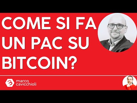 Come si fanno i PAC su Bitcoin? Risponde il prof. Ametrano