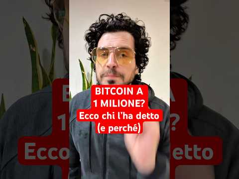 Bitcoin a 1 MILIONE? La previsione shock di Adam Back #bitcoin2025 #adamback #bitcoin1milione