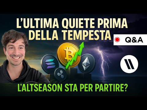 BITCOIN, CRYPTO: L’ULTIMA QUIETE PRIMA DELLA TEMPESTA?  ALTSEASON: STA PER PARTIRE?