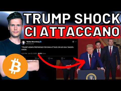 🚨 TRUMP SHOCK: CI ATTACCANO 🚨 MORNING w/CRYPTO: BITCOIN / ALTCOINS [time sensitive]