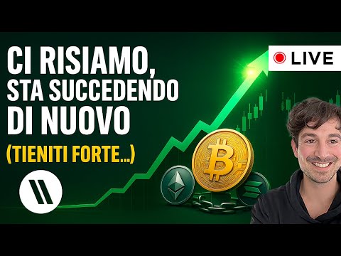 BITCOIN, CRYPTO: CI RISIAMO, STA SUCCEDENDO DI NUOVO!! (TIENITI FORTE…)