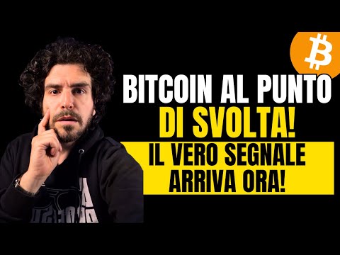 BITCOIN: Attenzione al rimbalzo è il momento della verità!