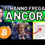 🚨 TI HANNO FREGATO ANCORA?! ASCOLTA BENE!! 🚨 MORNING w/CRYPTO: BITCOIN / ALTCOINS [time sensitive]