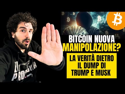 BITCOIN: Ci stanno Manipolando? Musk, Trump e la VERITÀ nei Grafici