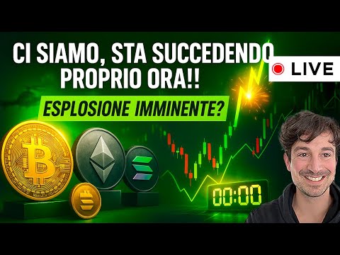 BITCOIN, CRYPTO: CI SIAMO, STA SUCCEDENDO PROPRIO ORA!! ESPLOSIONE IMMINENTE?