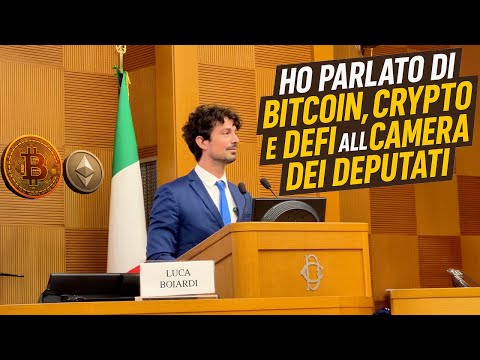 HO PARLATO DI BITCOIN, CRYPTO E DEFI alla CAMERA DEI DEPUTATI in PARLAMENTO
