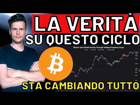🚨 LA VERITA’ SU QUESTO CICLO E’ COMPLETAMENTE DIVERSA 🚨 MORNING w/CRYPTO: BITCOIN / ALTCOINS
