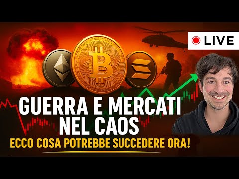 BITCOIN, CRYPTO: GUERRA E MERCATI NEL CAOS. ECCO COSA POTREBBE SUCCEDERE ORA!