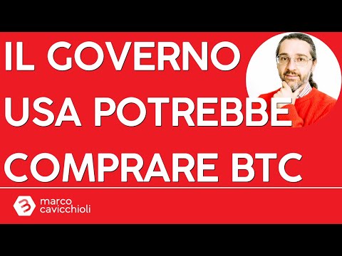 Il governo USA potrebbe comprare Bitcoin