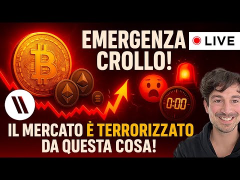BITCOIN, CRYPTO: EMERGENZA CROLLO! IL MERCATO è TERRORIZZATO DA QUESTA COSA!