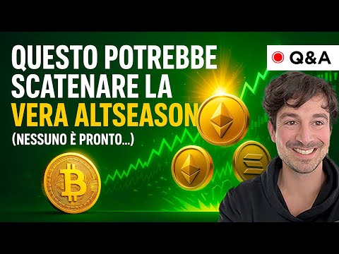 BITCOIN, CRYPTO: QUESTO POTREBBE SCATENARE LA VERA ALTSEASON (NESSUNO è PRONTO…)